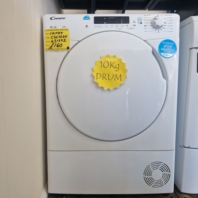 CANDY 10KG SENSOR CONDENSER TUMBLE DRYER  MODEL CSC10DF