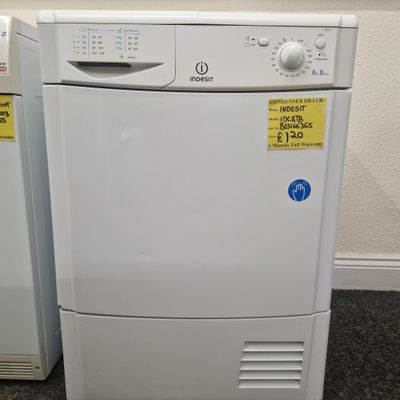 INDESIT CONDENSER TUMBLE DRYER 8Kg MODEL IDC8T3B