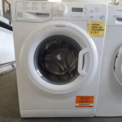 HOTPOINT 7KG A++ EXPERIENCE 1200 SPIN SPEED MODEL WMEUF722 DIGITAL DISPLAY WASHING MACHINE