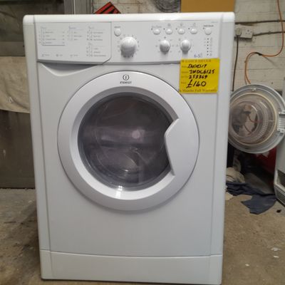 INDESIT  WASHER DRYER  SENSOR DRYER 6 X 5  IWDC6125