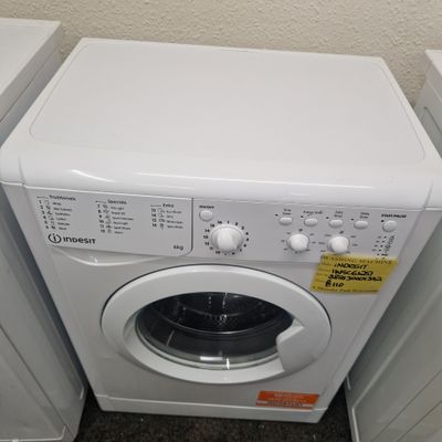 INDESIT  WASHING MACHINE A RATED 6KG  LOAD MODEL IWSC61251