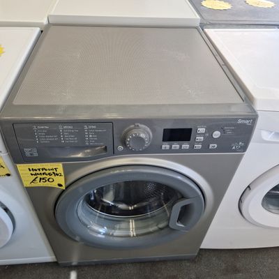 HOTPOINT GRAPHITE GREY SMART TECH WASHING MACHINE 9KG 1400 SPIN SPEED  WMFUG942