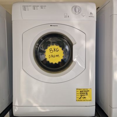 HOTPOINT AQUARIUS  VENTED TUMBLE DRYER 8Kg MODEL TVHM80