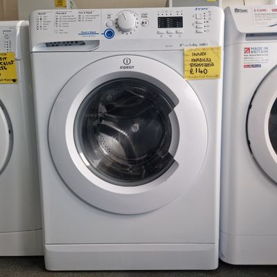 INDESIT WASHING MACHINE 8KG A++ RATED1600 SPIN SPEED XWA81682