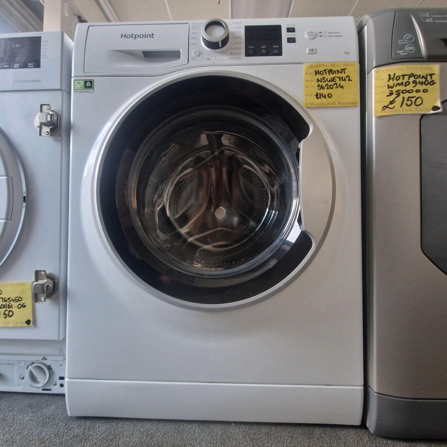 HOTPOINT 7KG 1400 SPIN SPEED MODEL NSWE742U