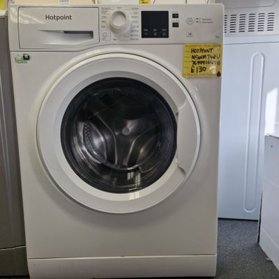 HOTPOINT WASHING MACHINE 7KG 1400 SPIN SPEED A++  MODEL NSWM743