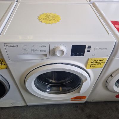 HOTPOINT WASHING MACHINE 7KG 1400 SPIN SPEED A++  MODEL NSWM743