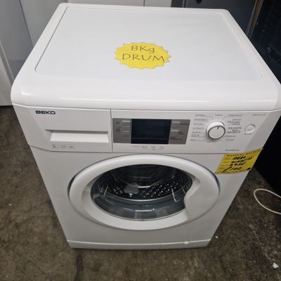 BEKO WASHING MACHINE 8Kg 1300 SPIN A+ RATED  WM85135