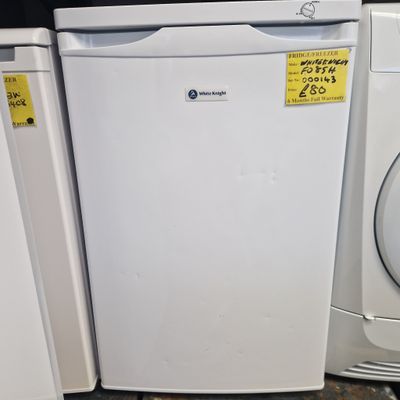 WHITE KNIGHT FREEZER UNDER THE COUNTER 85 CM TALL 55CM WIDE MODEL FO85H