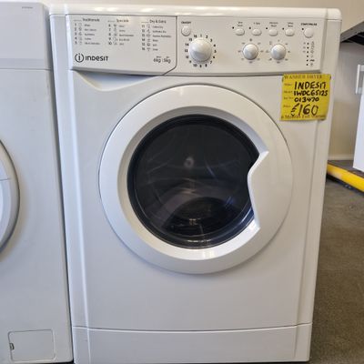 INDESIT  WASHER DRYER  SENSOR DRYER 6 X 5  IWDC65125