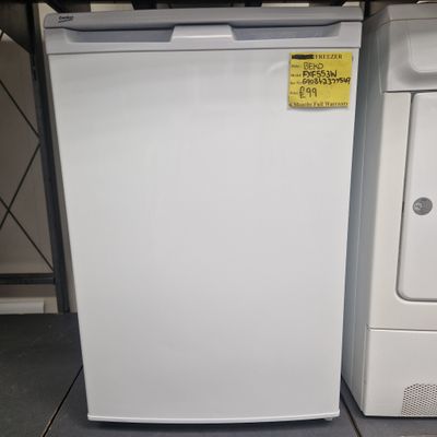 BEKO FROSTFREE UNDER COUNTER FREEZER 55 CM WIDE FXF553W