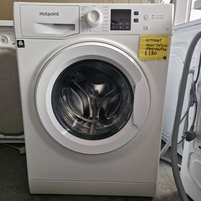 HOTPOINT WASHING MACHINE 7KG 1400 SPIN SPEED MODEL NSWF743