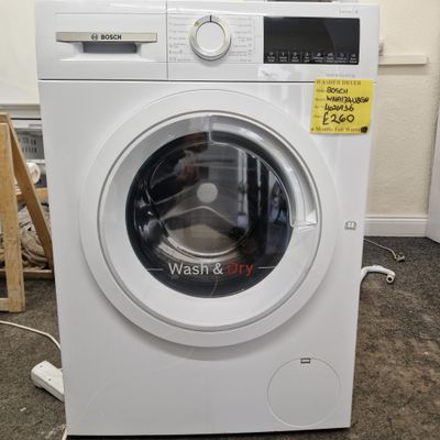 SEIMENS TOP OF THE RANGE 8Kg/5Kg WASHER DRYER 1400 SPIN SPEED  SENSOR DRYER   DIGITAL DISPLAY OVER £600 NEW!! MODEL WN134U8GB