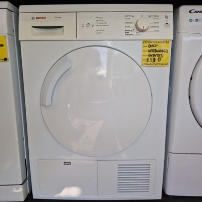 BOSCH SENSOR CONDENSER TUMBLE DRYER 7Kg MODEL WTE8410