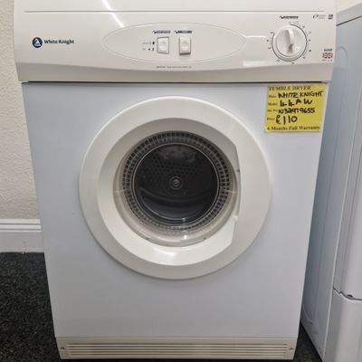 WHITE KNIGHT 6KG VENTED TUMBLE DRYER  MODEL 44AW