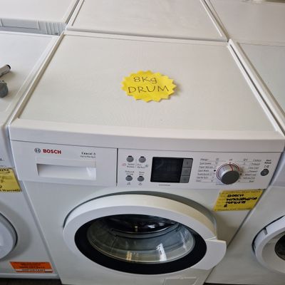 BOSCH 8Kg WASHING MACHINE EXXCEL 7 VARIO PERFECT 1400 SPIN SPEED WAQ28461