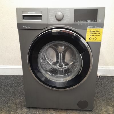 BLOMBERG GRAPHITE GREY 8Kg 1400 SPIN WASHING MACHINE  MODEL LWF184420G