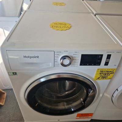 HOTPOINT INVERTER MOTOR STEAM WASHING MACHINE 10KG 1400 SPIN MODEL NM111044