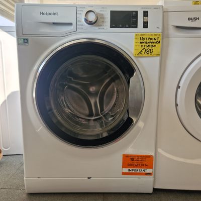HOTPOINT INVERTER MOTOR STEAM WASHING MACHINE 10KG 1400 SPIN MODEL NM111044