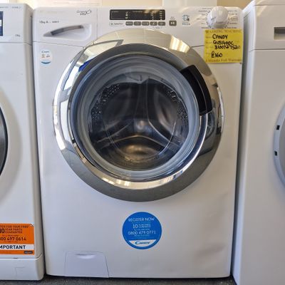 CANDY 10KG  WASHING MACHINE  MASSIVE 10KG A+++ RATED 1400 SPIN! MODEL GVS1410DC