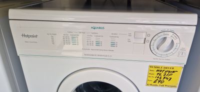 HOTPOINT VENTED TUMBLE DRYER  MODEL TL21P