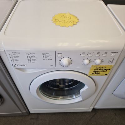INDESIT  WASHING MACHINE A CLASS  RATED 7KG IWC71252