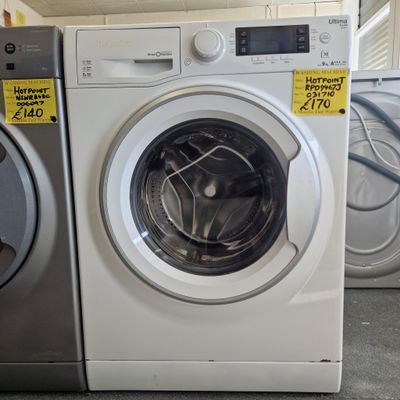 HOTPOINT WASHING MACHINE DIRECT INJECTION  INVERTER MODEL 9KG A+++MODEL RPD9467J