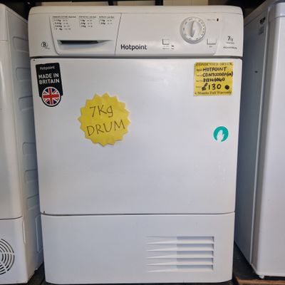 HOTPOINT CONDENSER TUMBLE DRYER 7Kg 6 MONTHS WARRANTY CDN7000BP