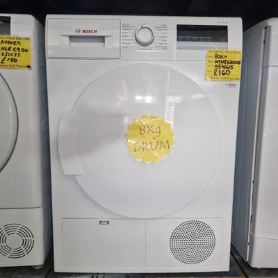 BOSCH SENSOR CONDENSER TUMBLE DRYER 8Kg MODEL WTN83200GB