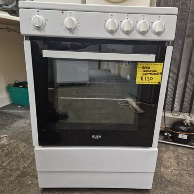BUSH   ELECTRIC COOKER,  60CM WIDE MODEL B6SCWX