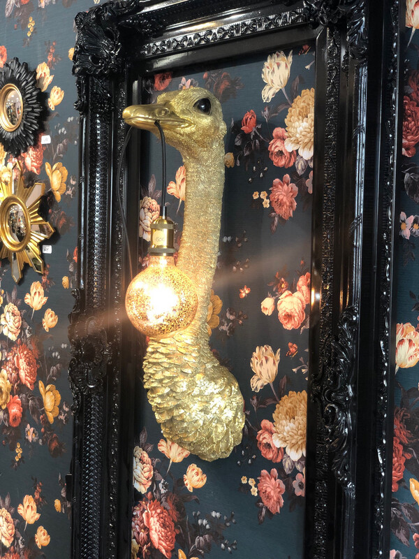 Lampe autruche 72 cm