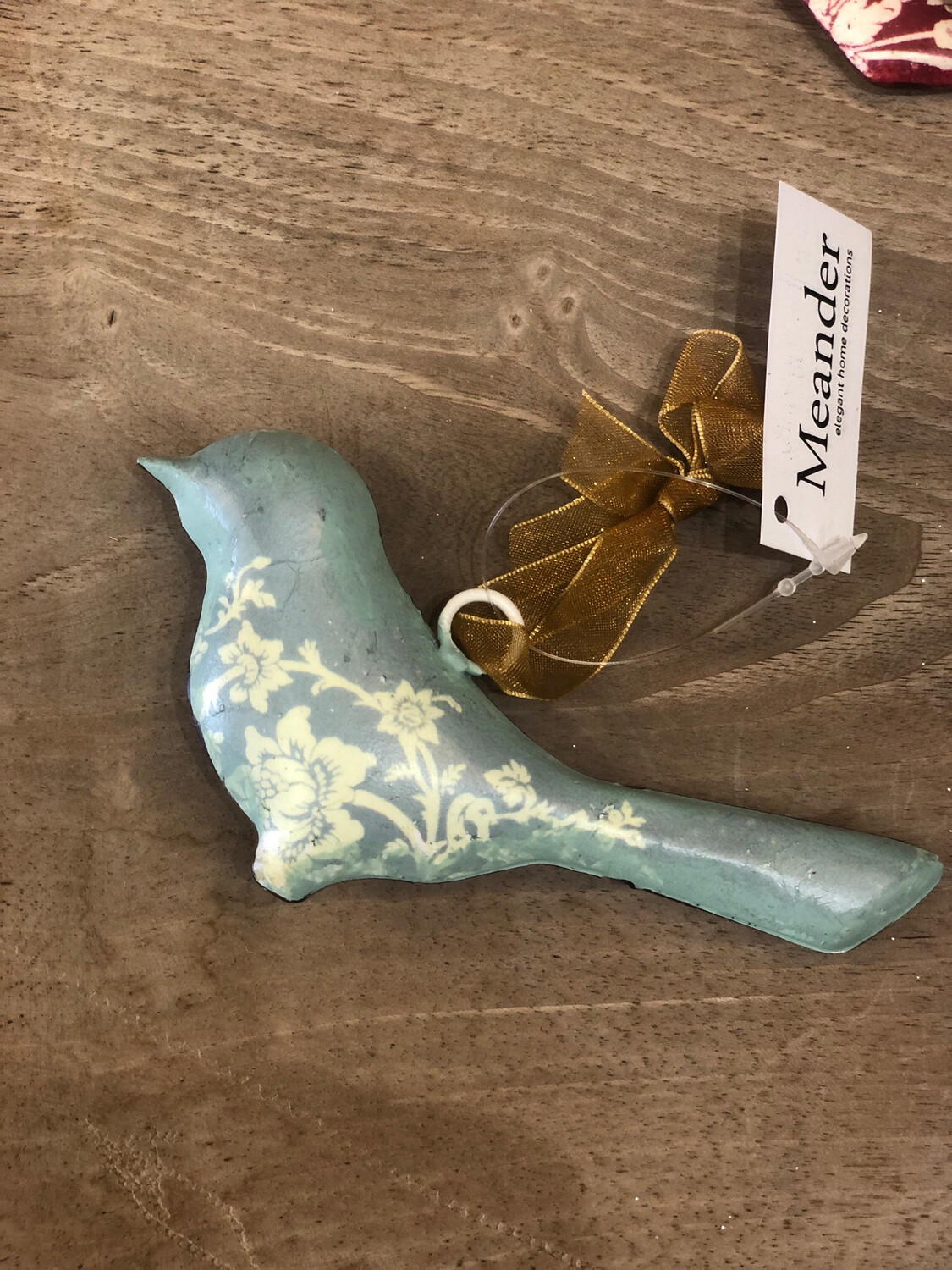 Oiseaux émail bombé