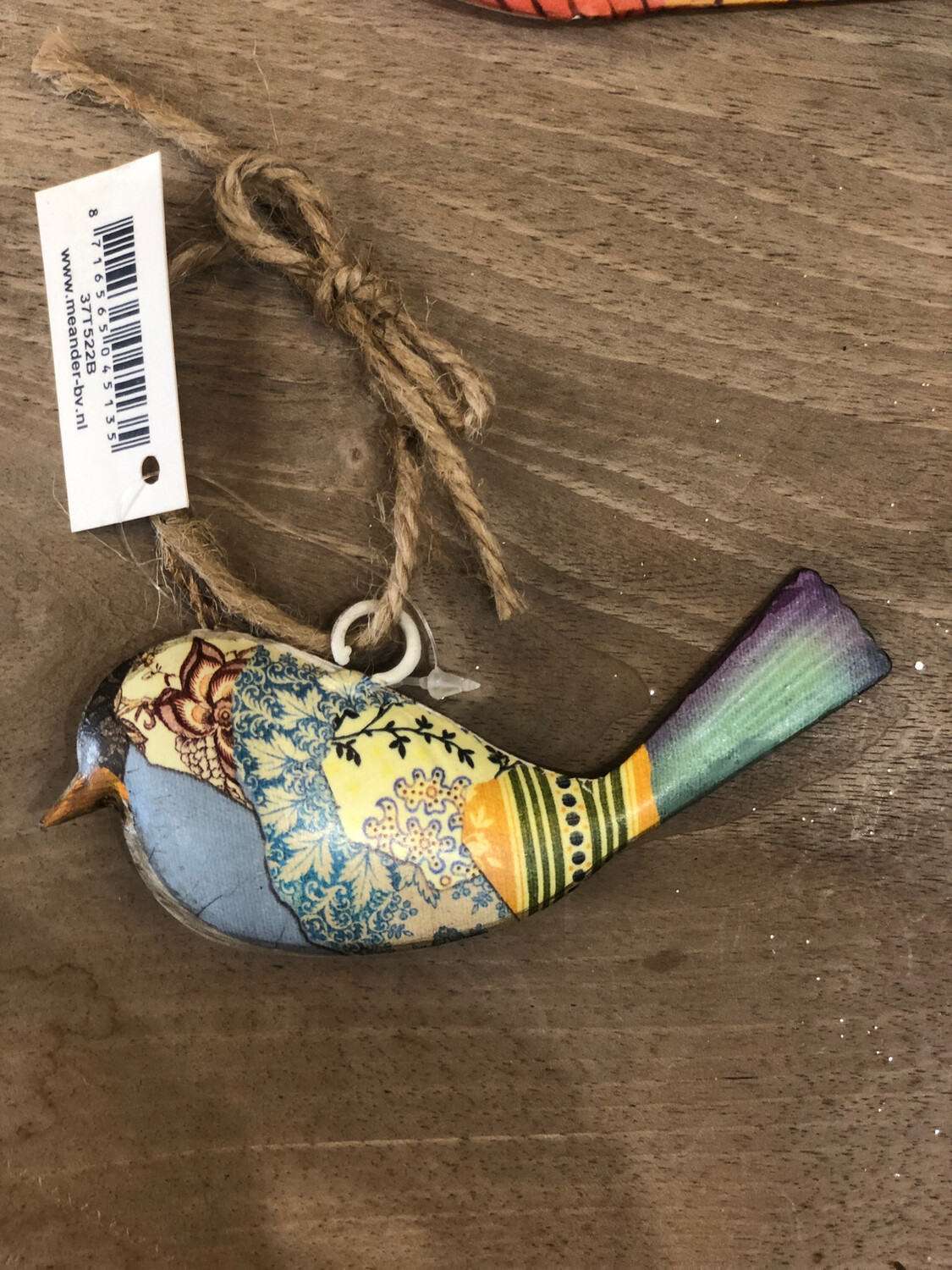 Oiseaux émail bombé