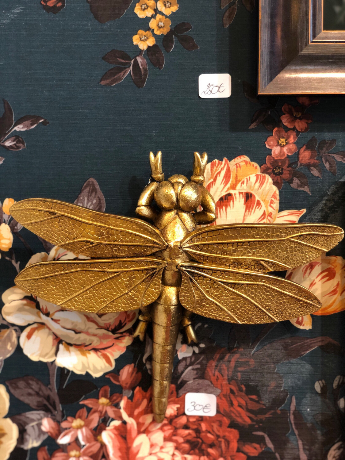 Libellule Or +20 cm