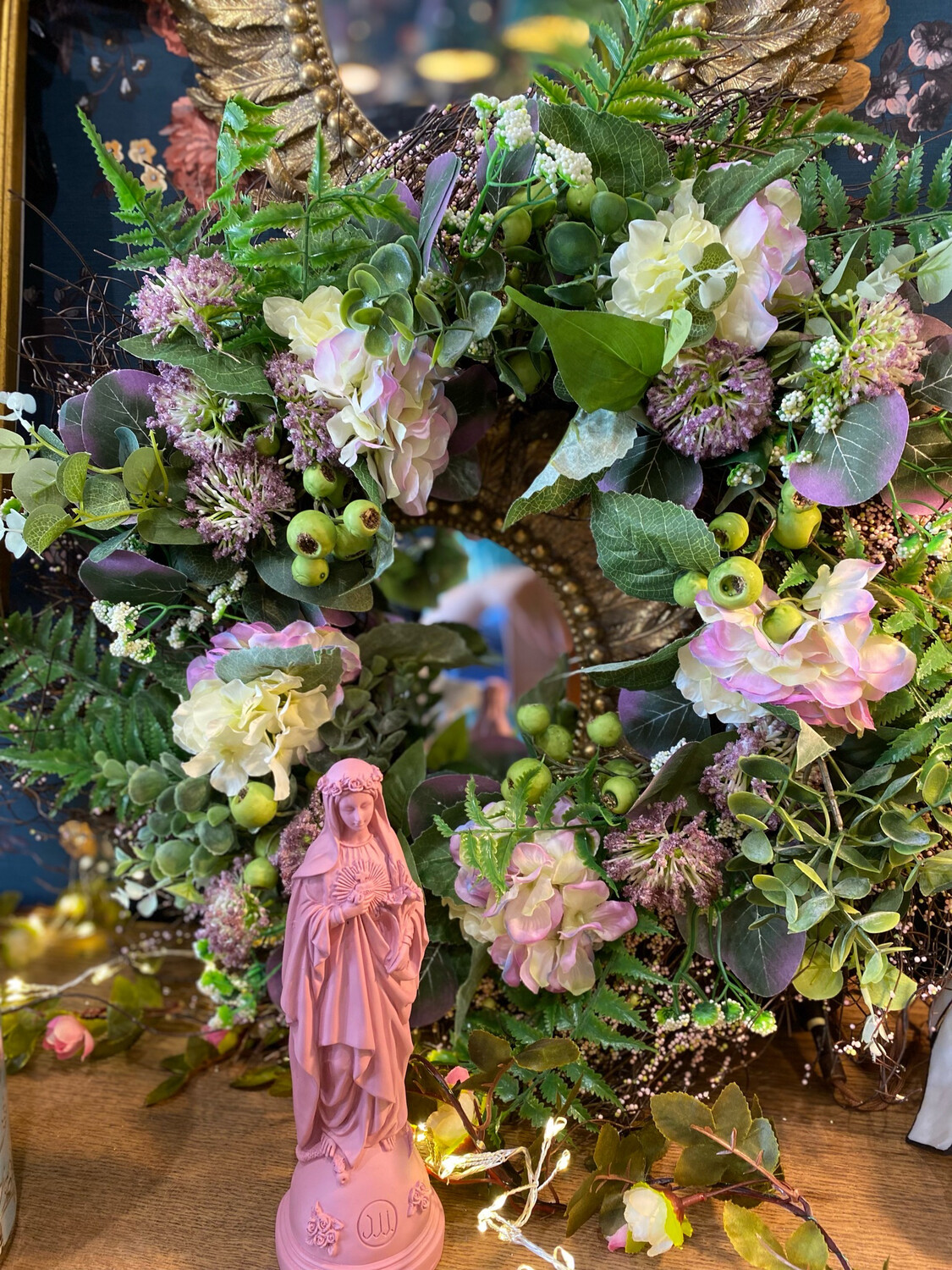 Vierge vieux rose, « j’ai vu la vierge «