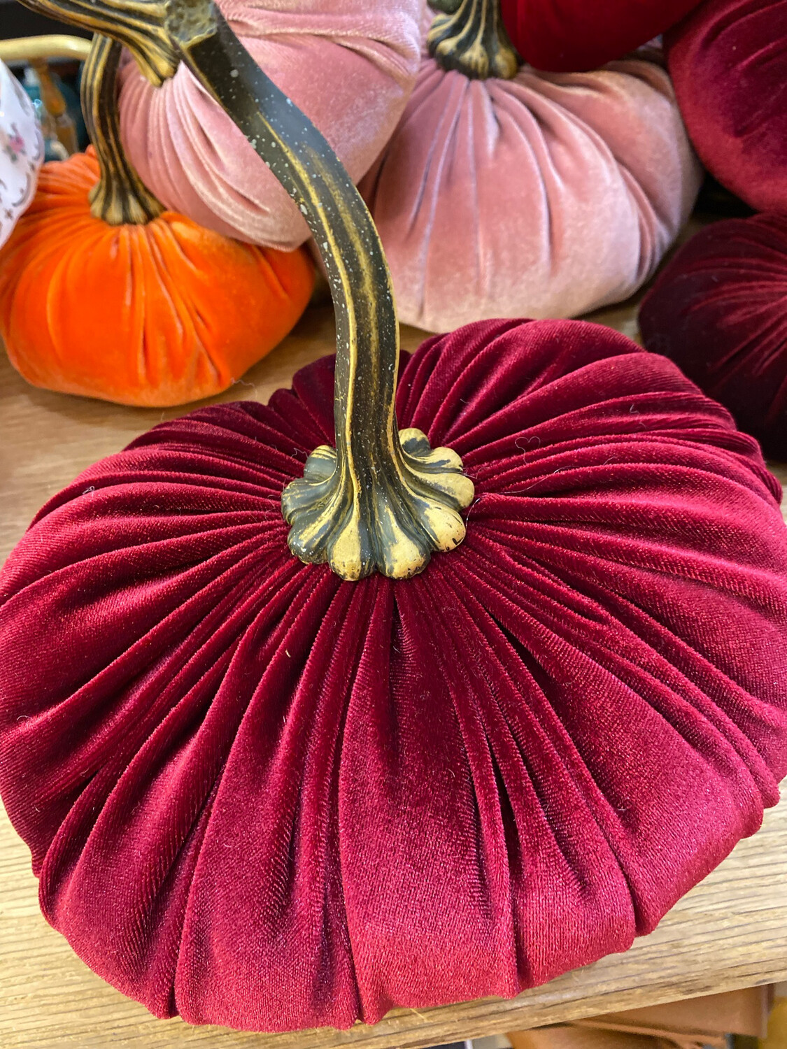 Grande citrouille Bordeaux 25 cm