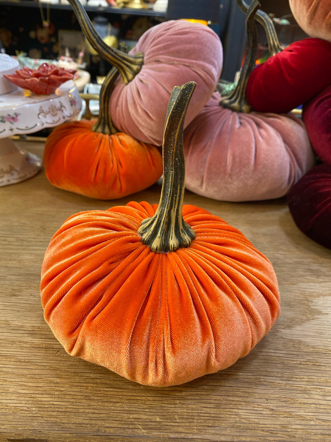 Citrouille moyenne orange 15 cm