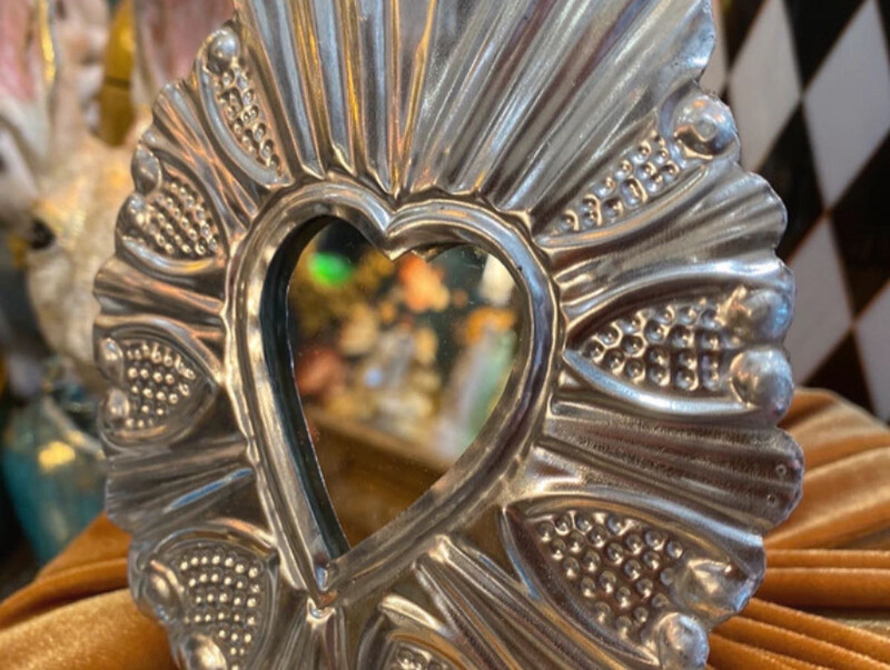 Miroir Ex voto mexicain 13 cm