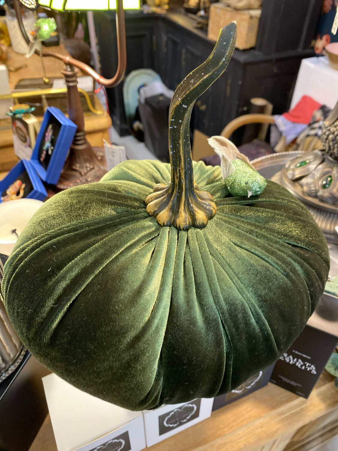 Citrouille grande vert sapin