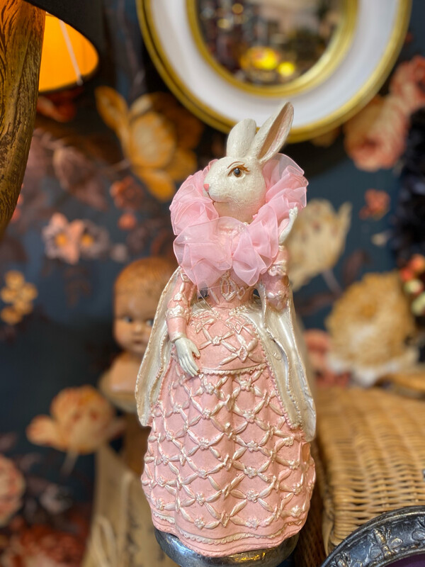 Princesse Rabbit et fil en mousseline, 25 cm Princesse Rabbit et fil en mousseline, 25 cm