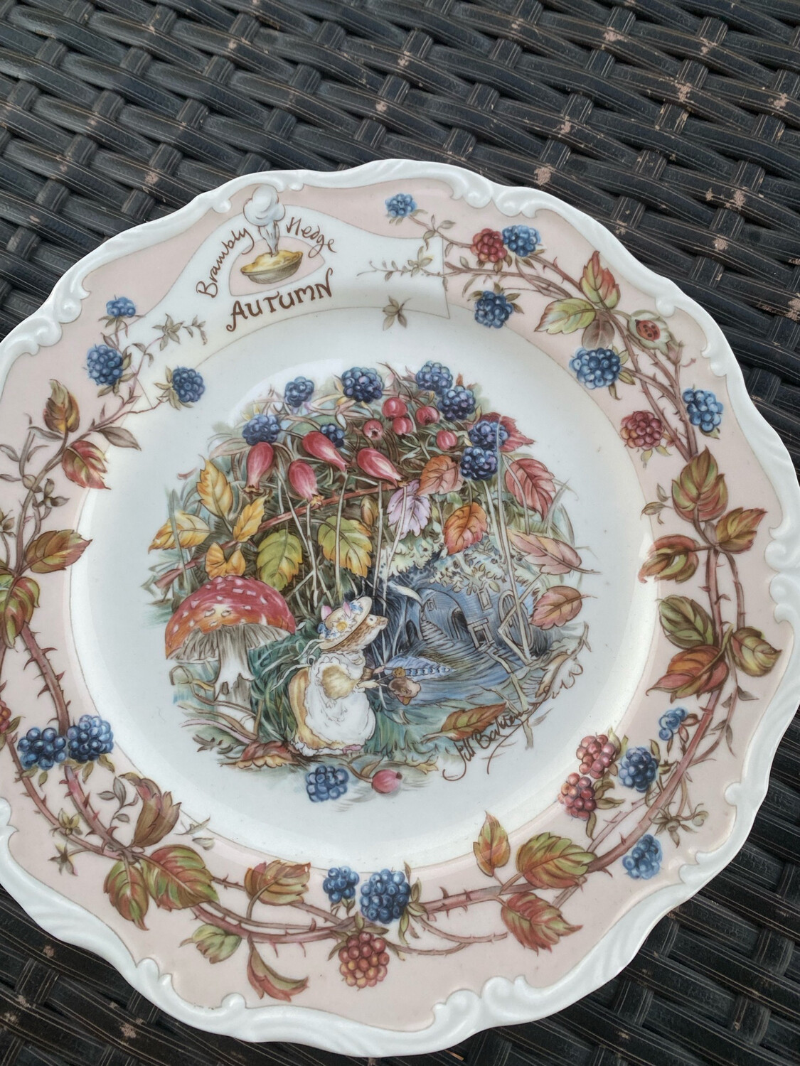 Assiette Branbly Hedge automne