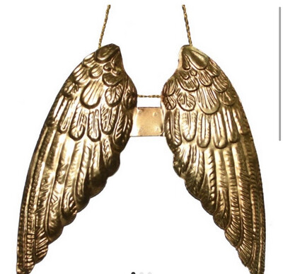 Paire d’ailes métallique 