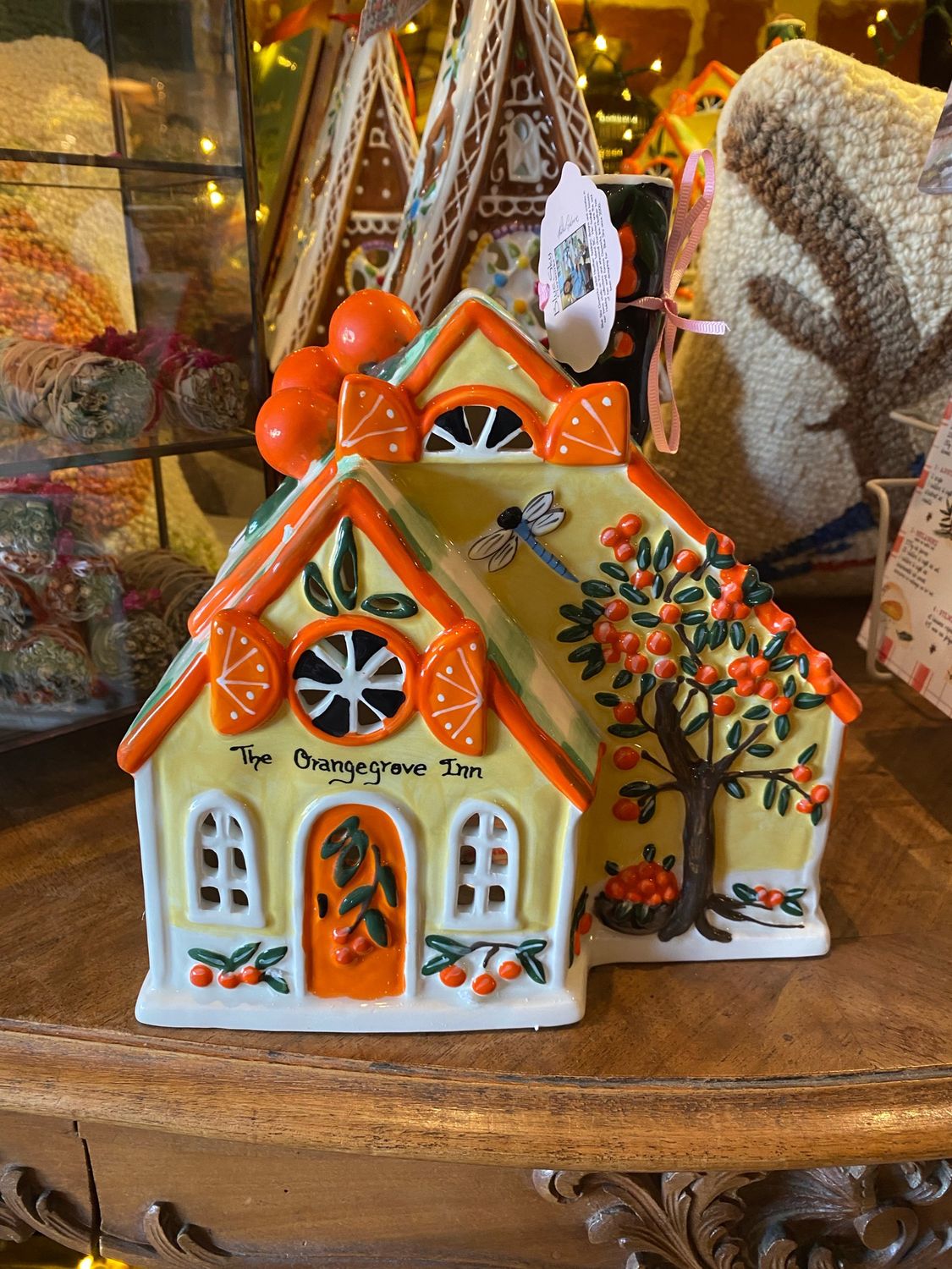 Cottage céramique photophore Orangegrove