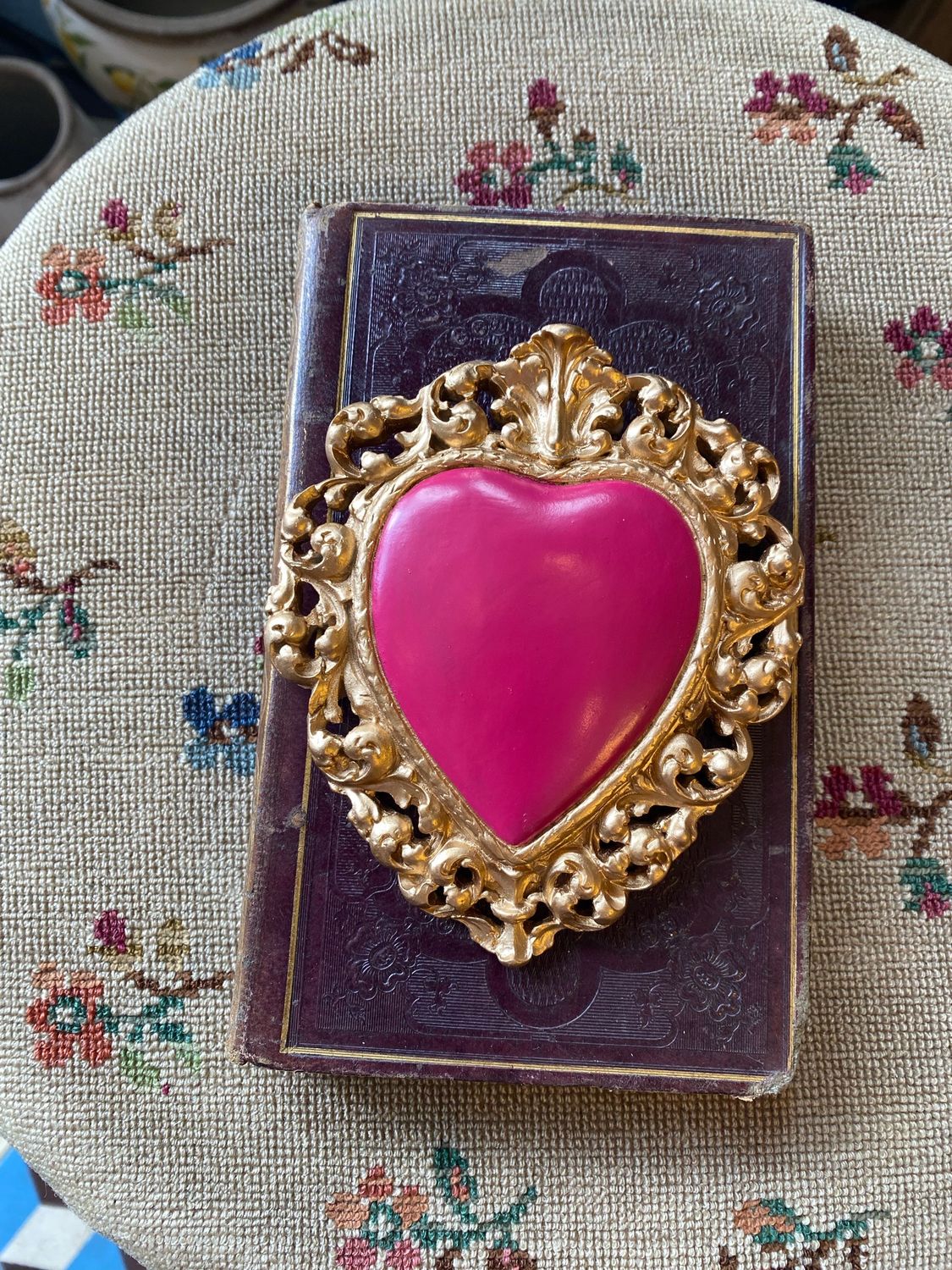Ex voto Coeur rose 15 cm
