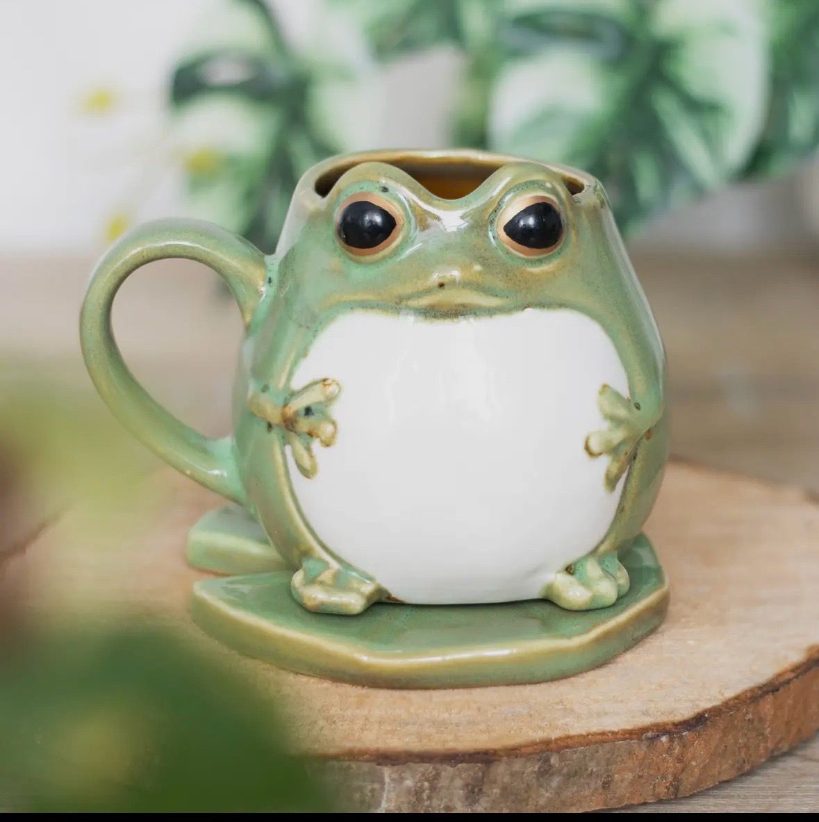 Tasse et soucoupe Grenouille 