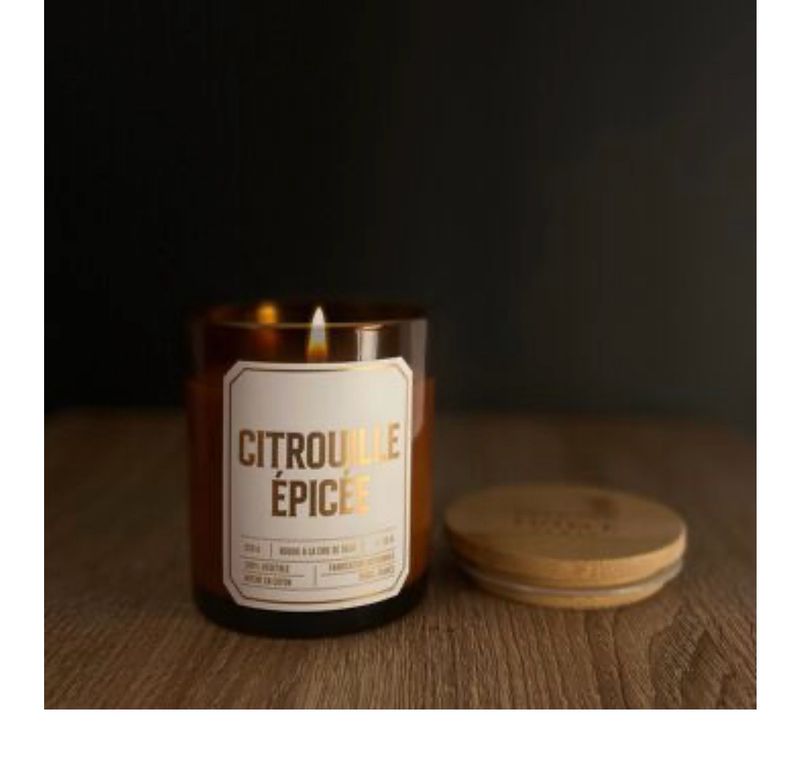 Bougie citrouille épicée 