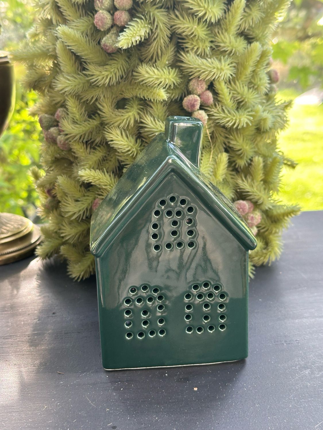 Maison photophore à pile 