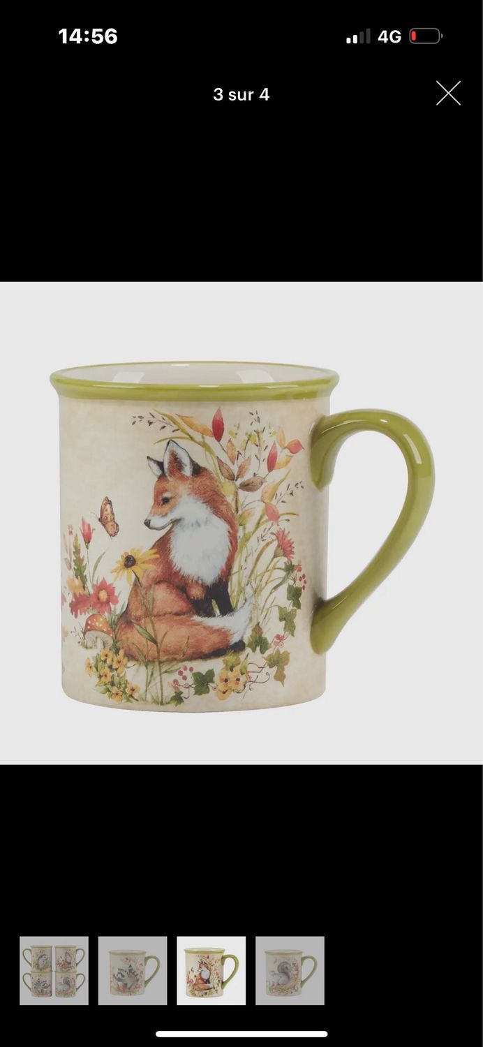 Mug renard 