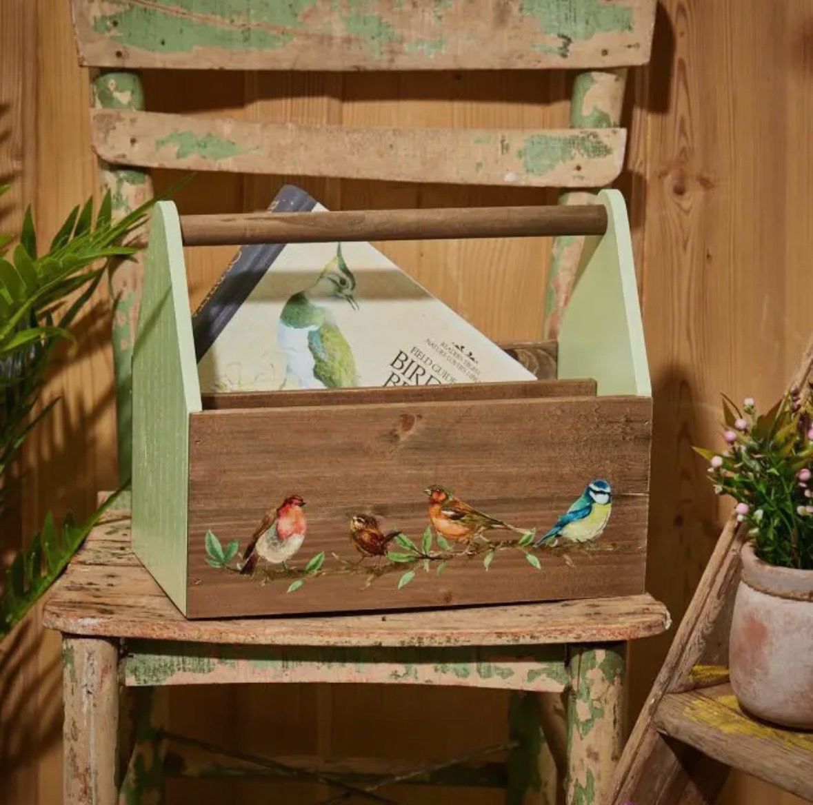 Panier à Oiseaux en bois