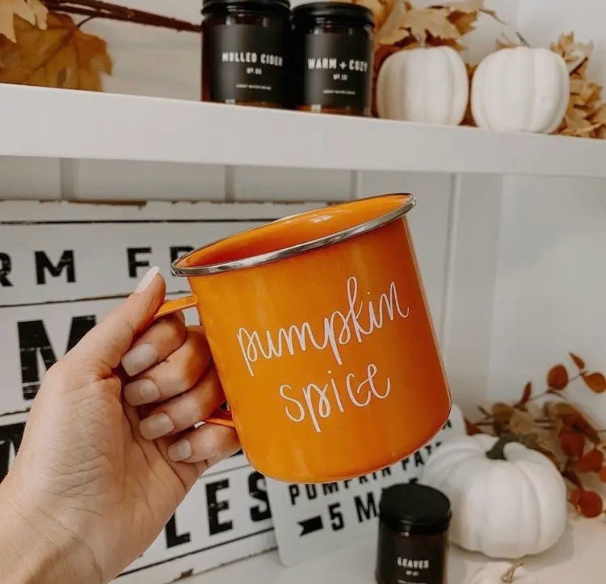 Mug en métal Pumpkin spice 250 ML